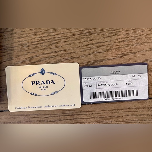 Authentic Prada Saffiano Long Zip Wallet Black - Picture 12 of 14